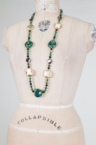 Enchanted Green Forest Necklace (One Size)