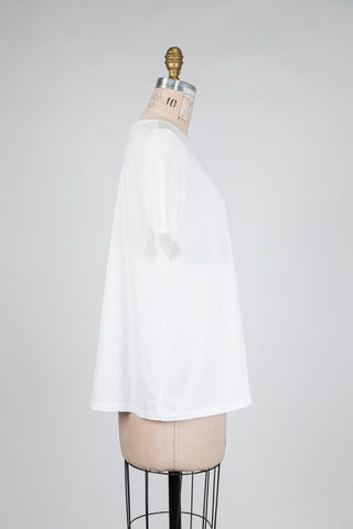 T-shirt trapèze blanc (M)