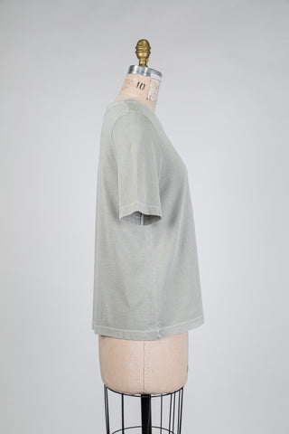 Grey-green cotton t-shirt (M)