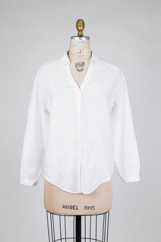 White linen blouse (S)