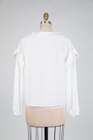 White blouse with soft ruffles (6)