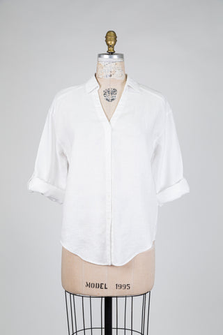 White linen blouse (S)