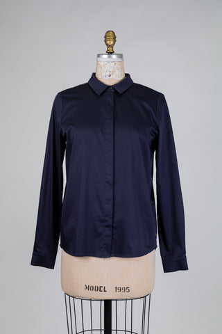 Classic navy blouse (6)