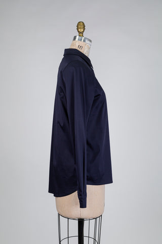 Classic navy blouse (6)