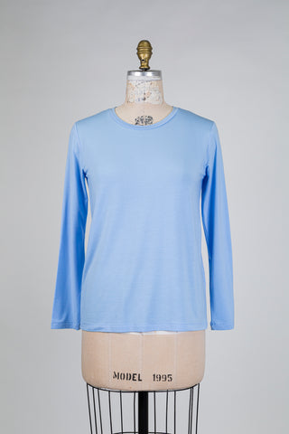 T-shirt bleu poudré (S)
