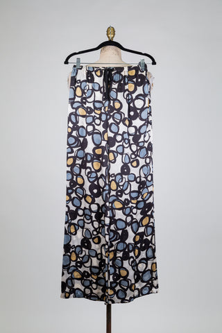 Pantalon en soie graphique  (4)
