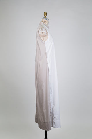 Reversible white and sand dress (6)