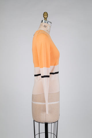Fine knit tricolor jumper (6)