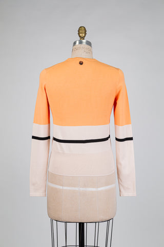 Fine knit tricolor jumper (6)