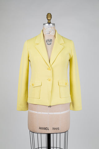 Blazer jaune moelleux (4+6)