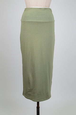 Sage Green Comfort Skirt (S)