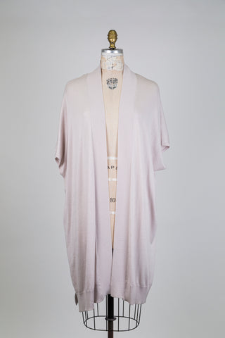 Cardigan luxueux oversized lilas (6)