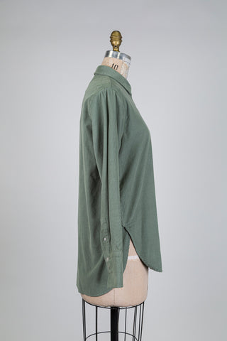 Soft green corduroy blouse (6)