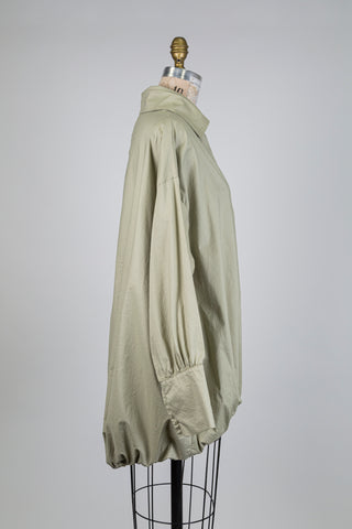 Blouse ballon oversized vert avocat (S)