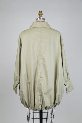 Blouse ballon oversized vert avocat (S)