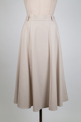 Jupe ample grège (6)