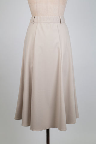 Jupe ample grège (6)