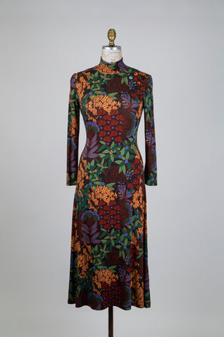Robe muse de l'automne aux boutons héritage (S)