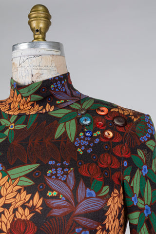 Robe muse de l'automne aux boutons héritage (S)