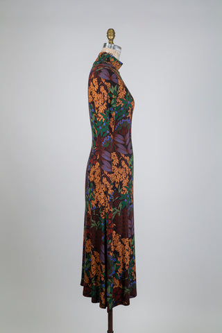 Robe muse de l'automne aux boutons héritage (S)