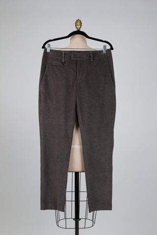 LP36PA41/3016 - Corduroy cigarette pants in umber (8 and 10)