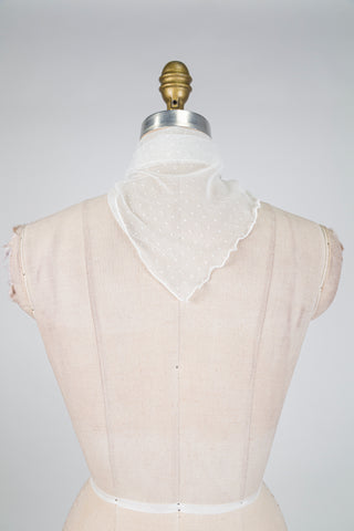 Foulard DANDY Éclat de tulle blanc (TU)