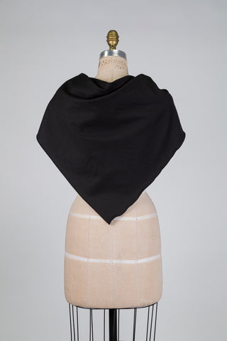 Châle léopard nocturne réversible