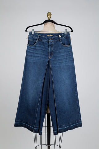 Jupe culotte en denim (6)