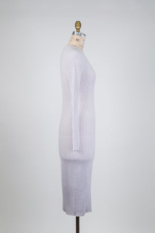 Cool grey knit sweater dress (6)