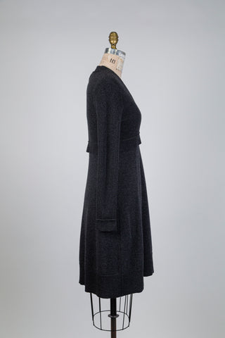 Trompe-l'œil grey dress (6)