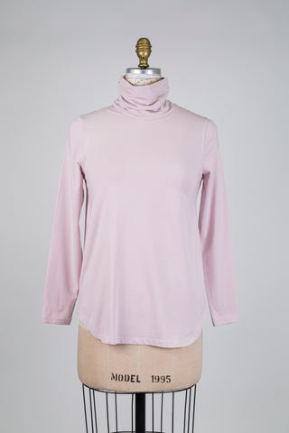 Chandail à col roulé rose (S)