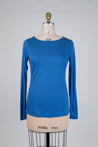 Sky blue milk fibre sweater (6)