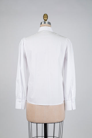 Chemisier plissé blanc façon maestro (6)