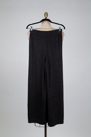 Pantalon confort noir éclats de minuit (S)