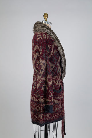 Chic chalet cardigan with removable doggy collar (6)