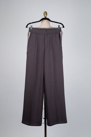 Grey jogger pants with contrast piping (4 to 12)