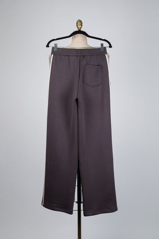 Grey jogger pants with contrast piping (4 to 12)