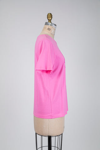 Pink Embroidered Melon Cocktail T-shirt (6)