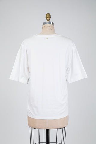 T-shirt GLOW UP oversized blanc (6)