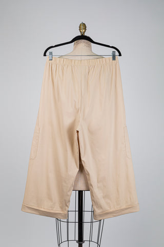 Pantalon corsaire cargo sable clair (XS/S+M)
