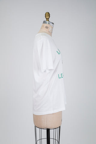 T-shirt palmiers à strass blanc (6)