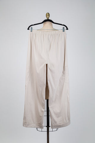 Light beige high-waisted cargo trousers (S+M)