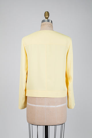 Veste utilitaire jaune pastel (6)