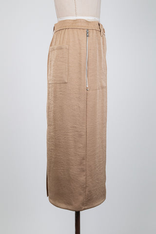 Praline beige twill skirt (6)