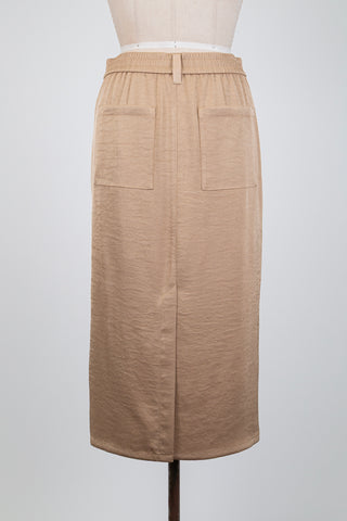 Praline beige twill skirt (6)