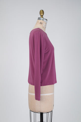 Plum basic sweater (S)