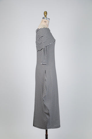 Black and white zigzag bubble dress (S)