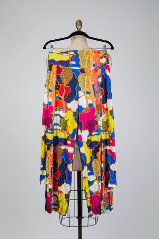 Pantalon signature à illustration colorée (S)