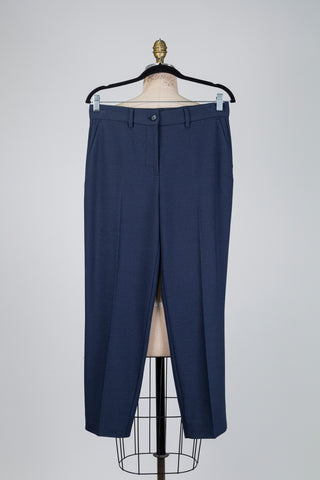 Pantalon tailleur marine (S)