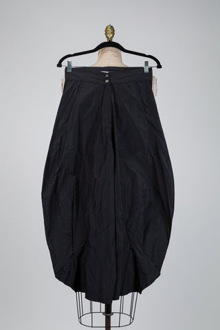 Pantalon ballon noir à taille haute (S)